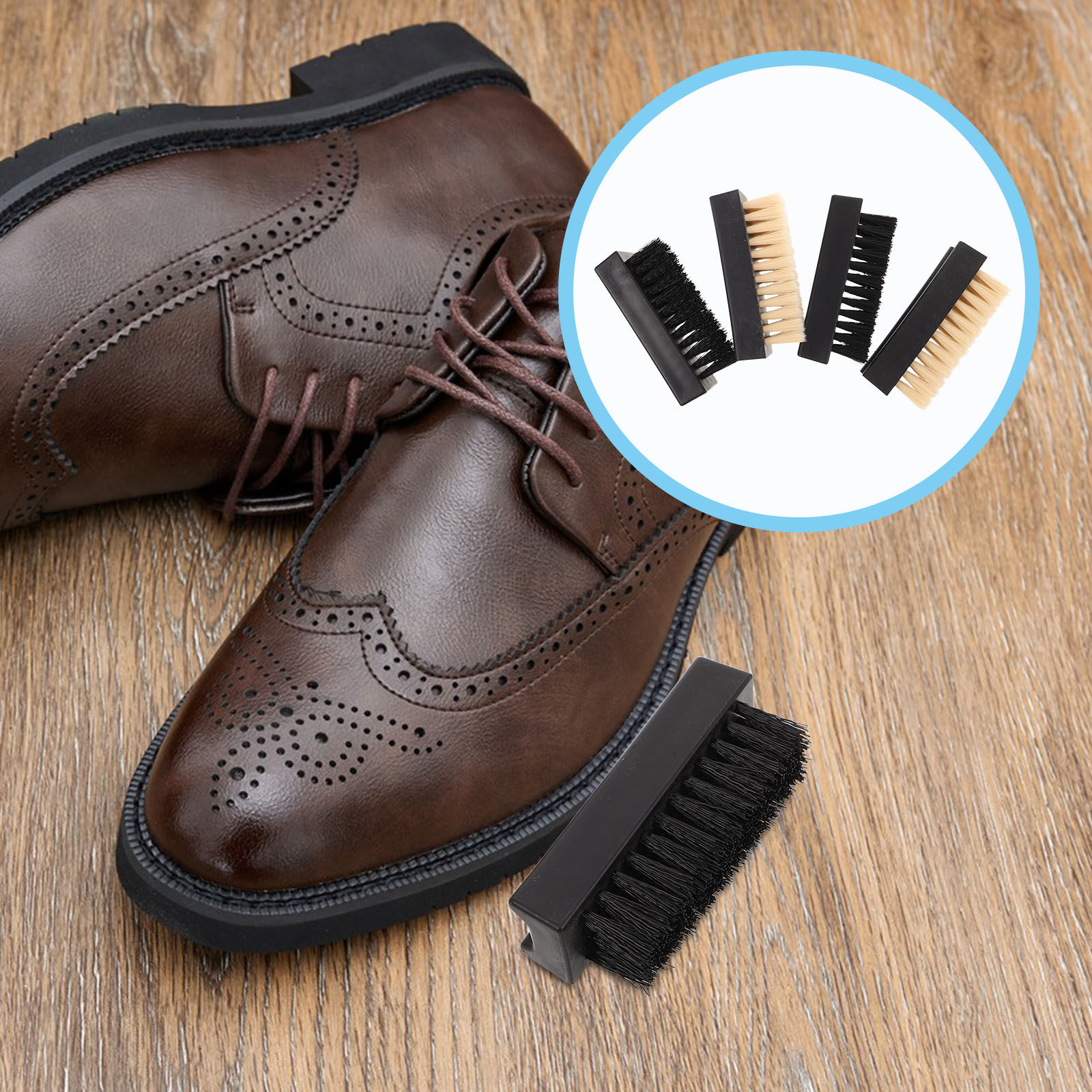 Sneaker Care Cleaner - 4-częściowy zestaw wielofunkcyjnych szczotek do butów: