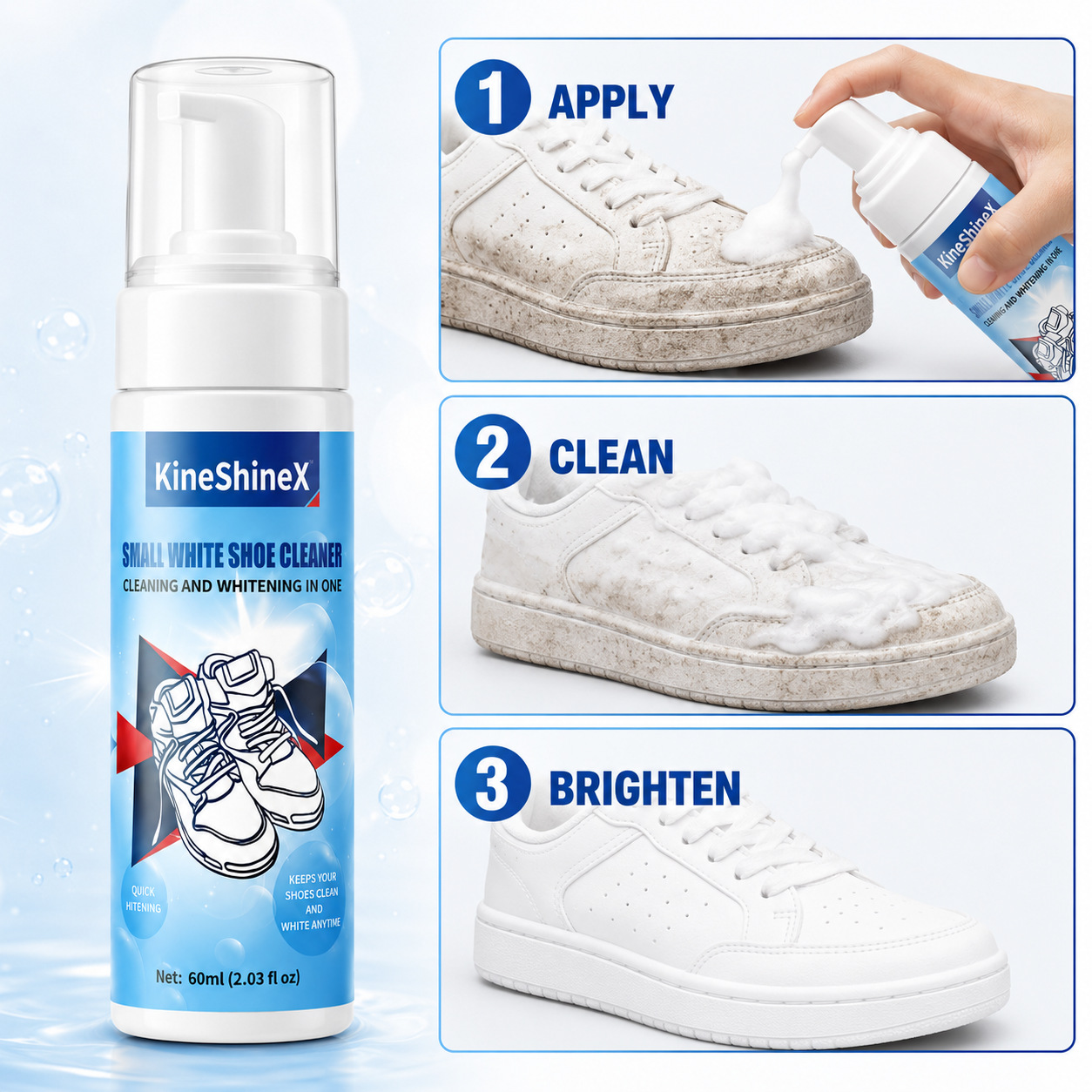 Zestawy do czyszczenia obuwia  – Sneaker Care Cleaner recenzja i cena