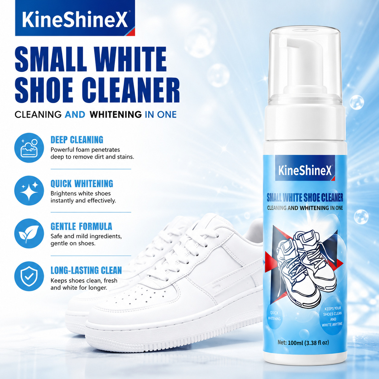 Zestawy do czyszczenia obuwia  – Sneaker Care Cleaner recenzja i cena